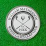 Personalized Classic Golf Club Name Golf Ball Marker