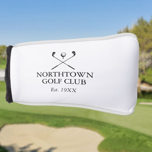 Personalized Classic Golf Club Name Golf Head Cover