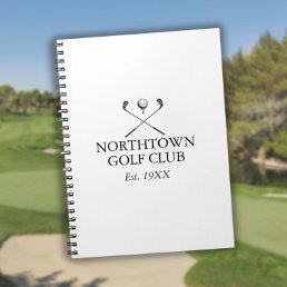 Personalized Classic Golf Club Name Notebook