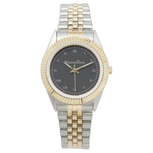 Personalized Classic Maximillion Black Watch