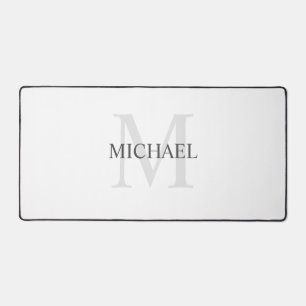 Personalized Classic Monogram and Name Desk Mat
