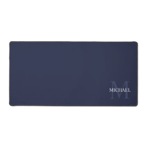 Personalized Classic Monogram and Name Desk Mat