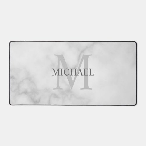 Personalized Classic Monogram and Name Desk Mat
