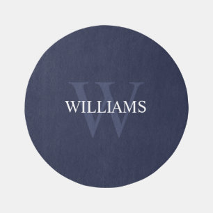 Personalized Classic Monogram and Name Outdoor Rug