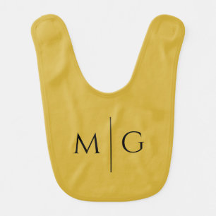 Personalized Classic Monogram Baby Bib for Style