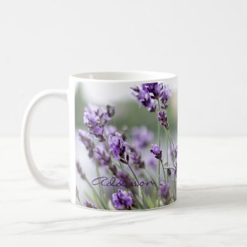 Personalized Classic Mug With Lavender by online_store at Zazzle