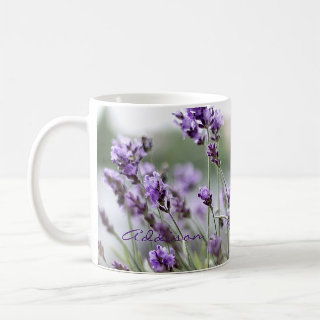 Personalized Classic Mug With Lavender (Left)