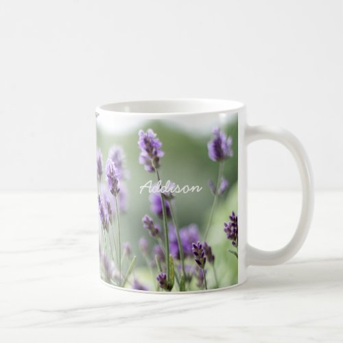 Personalized Classic Mug With Lavender