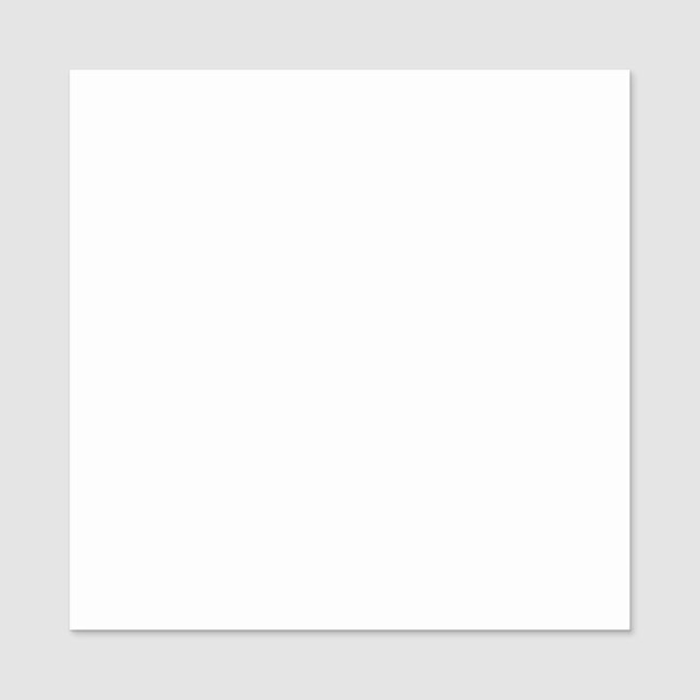 Personalized Classic Name Tag – 2" X 2" Square (Front)