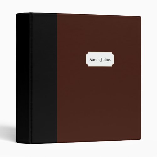 Personalized Classic Organizer Binder Gift