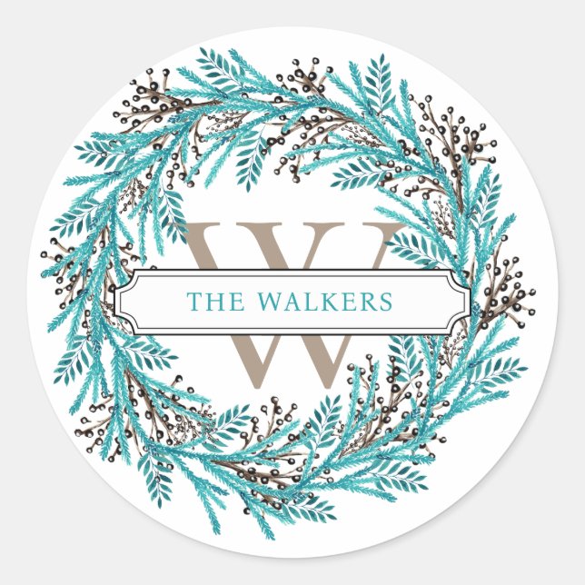 Personalized Classic Round Stickers (Front)