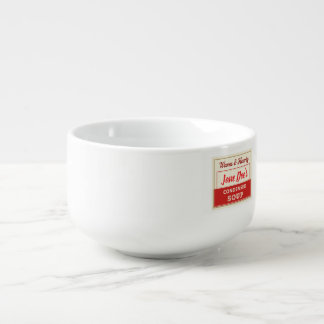 Personalized Classic Soup Brand Bowl - Custom Name