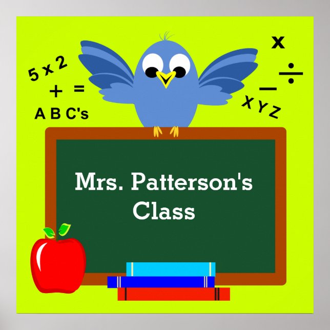 Personalized Classroom Posters (Front)