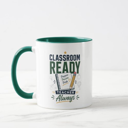 Personalized Classroom Ready Teacher Gift Mug
