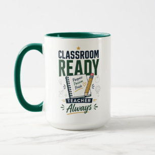 Personalized Classroom Ready Teacher Gift Mug