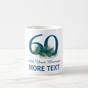 Personalized classy 60th birthday 60 mug