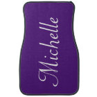 Personalized Classy Script Purple Custom