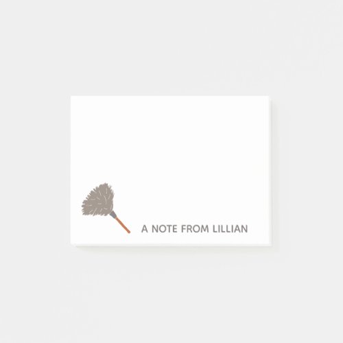 Personalized Cleaning Lady Maid Service Post_it Notes