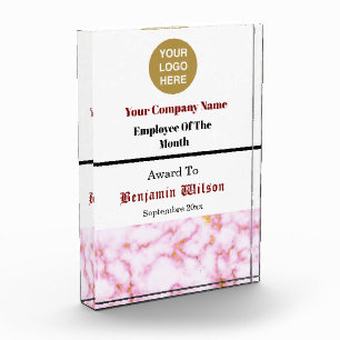Personalized Clear Award Plaque Trophy Award