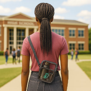 Personalized Clear Stadium Shoulder Bag