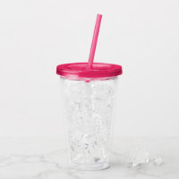 Marketing Double Wall Acrylic Tumblers with Straw (16 Oz., 6.25