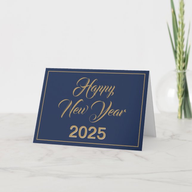 Personalized Client Business Holiday Card  (Front)
