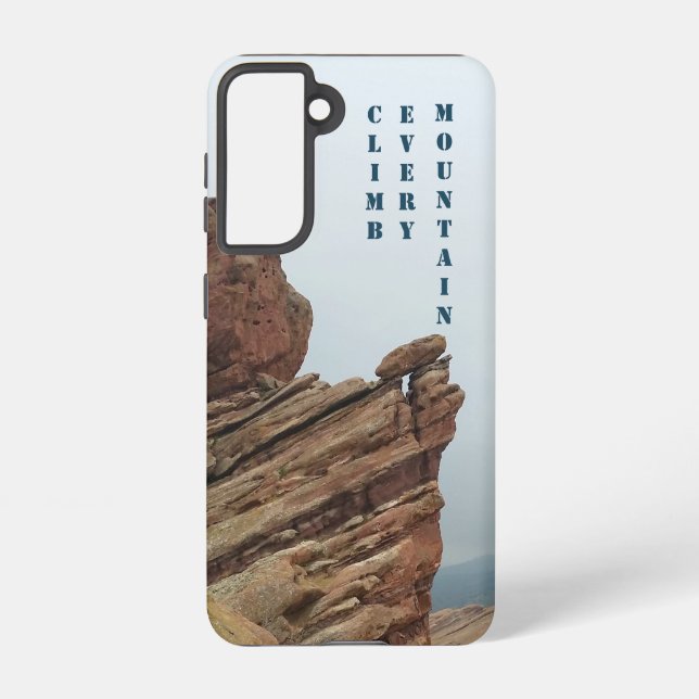 Personalized "Climb Every Mountain" Phone Case (Back)