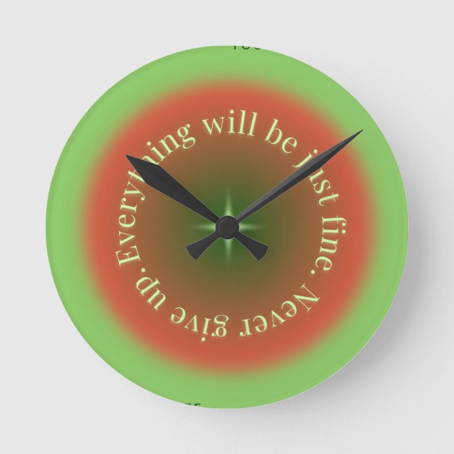 Personalized Clock Background Designs  (Front)