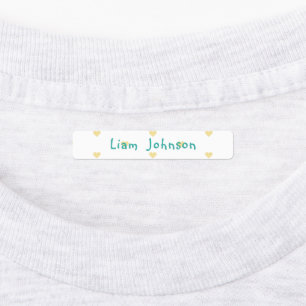 Personalized Clothing Childs Name Tags Iron-On Kids' Labels