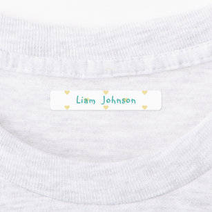 Personalized Clothing Childs Name Tags Iron-On Kids' Labels