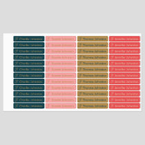 Personalized Clothing Labels