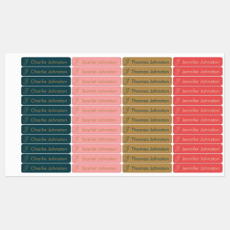 Personalized Clothing Labels