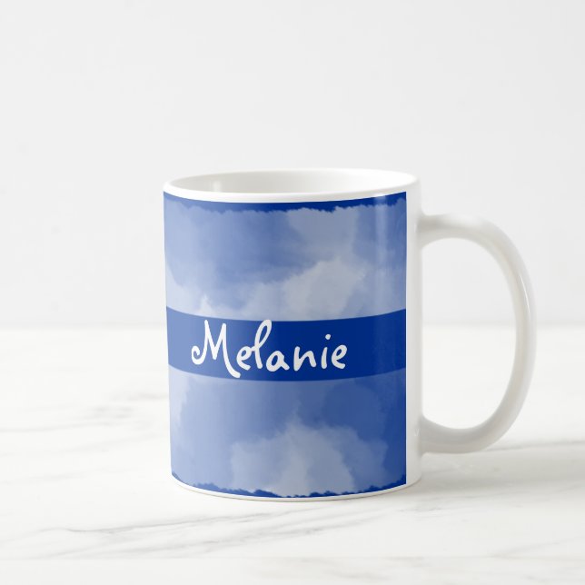 Personalized Cloud Background Mugs (Right)