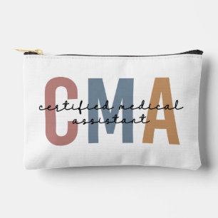 Personalized CMA Certified Medical Assistant Accessory Pouch