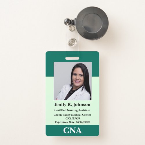 Personalized CNA Badge