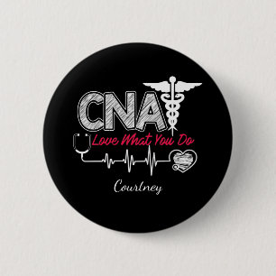 Personalized CNA Certified Nursing Assistant Button