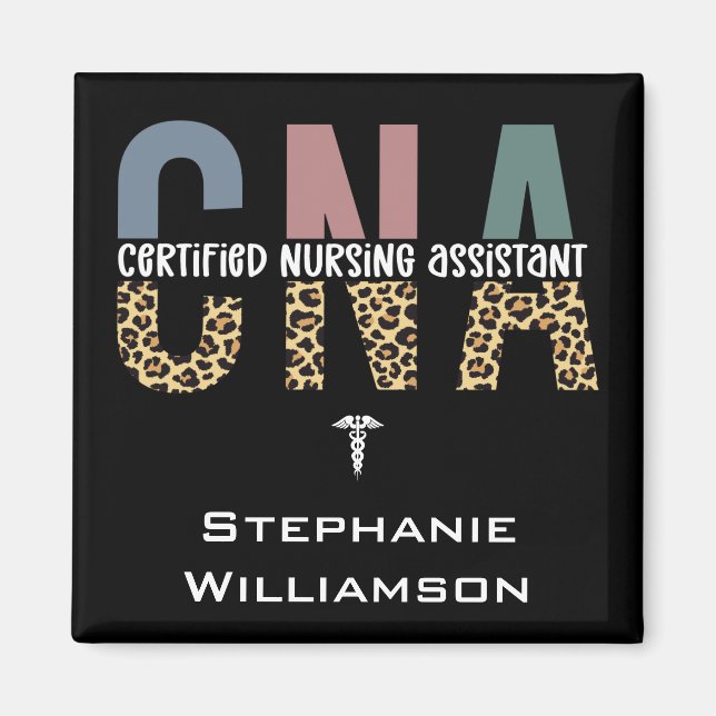 Personalized CNA Certified Nursing Assistant Magnet (Front)