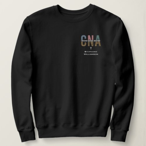 Personalized CNA Certified Nursing Assistant Sweatshirt