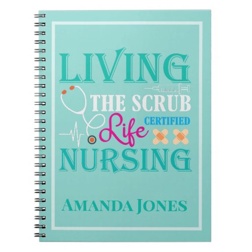 Personalized CNA Certified Nursing Stethoscope Notebook