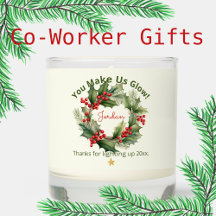 Personalized Co-Worker Gift Holly