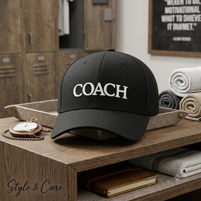 Personalized COACH Basic Flexfit Wool Cap (Personalized COACH Basic Flexfit Wool Cap)