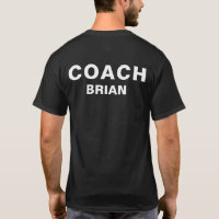 Personalized Coach Black Bold Text