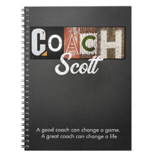 Personalized Coach name players  Notebook