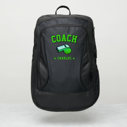 Personalized Coach Name Port Authority Backpack