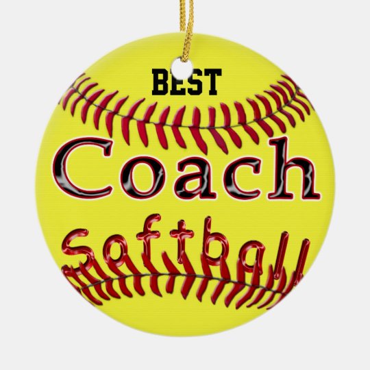Personalized Coach Ornament Softball Coach Gifts