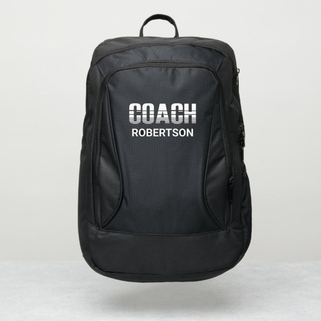 Personalized Coach  Port Authority® Backpack (Front)