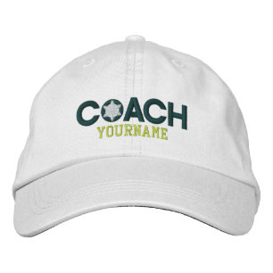 Personalized Coach Snowflakes Embroidered Baseball Hat