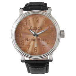 Personalized Coach Watches with COACH and NAME