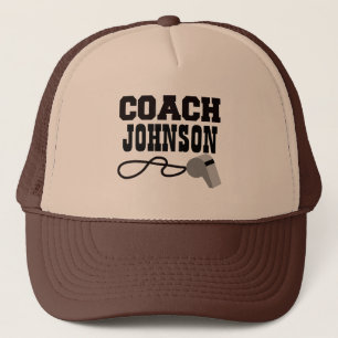 Personalized Coach Whistle Trucker Hat