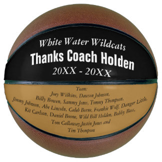 Personalized Coaches Name Team Members Year Basketball